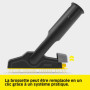 Kärcher Set de Brossettes Pour la Brosse Grand Format Pour Joints, Poils Résistants, Facile à Changer, Nettoyage Confortable des