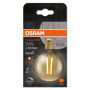 OSRAM Vintage 1906® Classic GLOBE80 FIL 60 LED lamp, E27, dimmable, spherical, gold, 7.2W, 806lm, 2400K, reduced warm white ligh