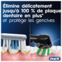 Oral-B Pro 3500 Brosse À Dents Électrique Blanche, Un Capteur De Pression Pour Protéger Les Gencives Sensibles, Des Accessoires,