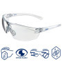 Dräger X-plore 3300 Masque de Protection avec Lunettes de Protection X-pect 8320 et filtres P3 R | Demi-Masque Contre Les Partic