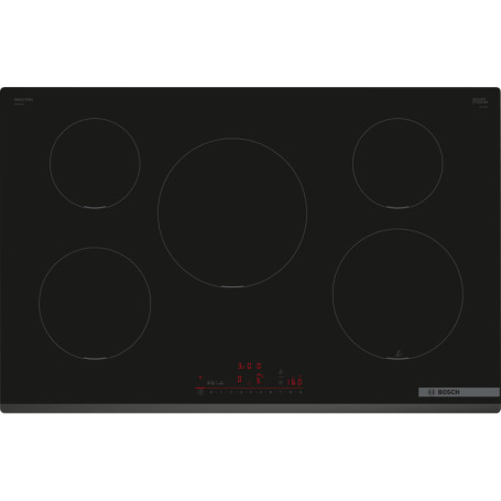 Bosch PIV831HC1E Série 6 - Plaque de cuisson intelligente à induction - 80 cm - Sans cadre - Commande de hotte aspirante - Capte