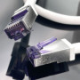 1aTTack.de - 0,5 m - Câble réseau CAT6a Superflex Ethernet Gigabit LAN Câble patch RJ45 CAT6 A 10000 Mbit s SFTP PIMF 500 MHz co