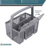 Kenekos - Panier à couverts pour lave-vaisselle compatible avec Siemens SZ73100 / 11018806, Bosch SMZ5100/00743503, Neff Z7863X0