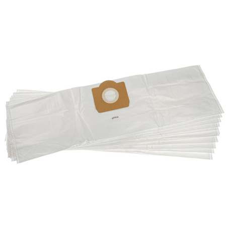 vhbw 10x sacs d'aspirateur, matière non tissée pour aspirateur Rowenta RU 630, RU 635, RU 635 Collector, Wet & Dry 19 L + 20 L C
