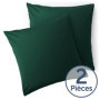 Blumtal Taie Oreiller 65x65 Lot de 2 - Housse de Coussin Microfibre - Taies d'oreillers avec Fermeture enveloppe, certifiée Oeko