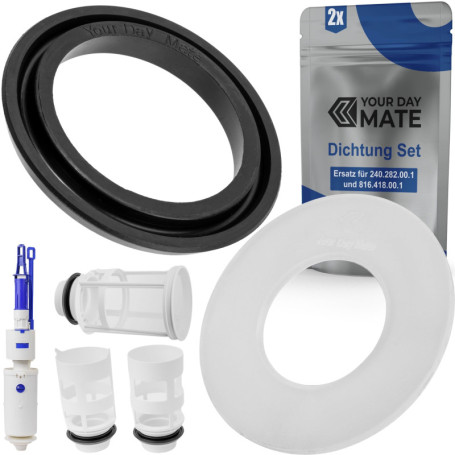 Set de joints pour cloche de bassin et de relevage, 2 pcs, remplacement de l'art. N° 240.282.00.1, 890.615, 816.418.00.1, 818.10