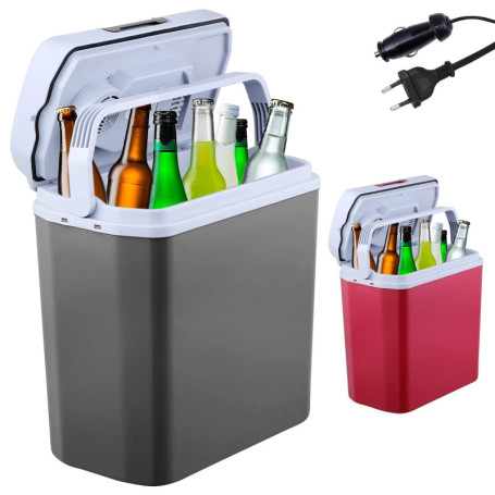 Arebos Glacière 20 litres | pour Refroidir et Garder au Chaud | Mini réfrigérateur | Glacière thermoélectrique | avec Mode ECO |