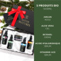 Coffret Cadeau Femme - Serum Vitamine C Visage + Acide Hyaluronique Serum Visage + Huile Argan + Gel Aloe Vera + Creme Hydratant