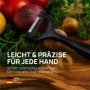Schwertkrone® Lot de 2 éplucheurs fabriqués à Solingen - En Allemagne - Éplucheur de pommes de terre et légumes - Éplucheur d'as
