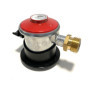 IGT Adaptateur Jumbo à clip 35 mm x KLF (détendeur allemand) pour bouteilles de gaz en Espagne, au Portugal, en Norvège, etc.
