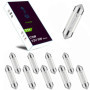 LIGHTWORLD24 Lot de 10 ampoules navette 12V 5W C5W SV8,5 39-41mm pour éclairage de plaque minéralogique Intérieur coffre boîte à