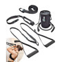 FREESIXD Sangles de Suspension Kit d'entraînement - Fitness Entrainement ensemble avec de Porte Achor pour Maison salle de sport