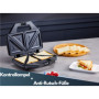 Steinborg Appareil à croque-monsieur XXL - 4 coins - Boîtier Cool-Touch - Revêtement antiadhésif - Appareil à croque-monsieur - 