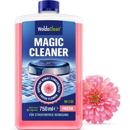 Robot de nettoyage pour carrelage avec parfum de fleur - convient pour les carreaux en céramique, en grès cérame, émaillés et en