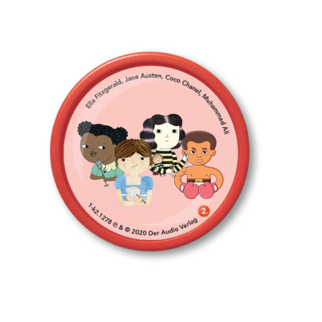 Kekz Puce audio pour écouteurs de biscuits, Little People, Big Dreams – Kekz 2 : Ella Fitzgerald, Jane Austen, Coco Chanel, Muha