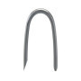 Lot de 100 crampons en acier inoxydable, 2,5 x 12 x 25 mm, fabriquées en Allemagne, en acier galvanisé, pour fixation de clôture