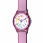 Cander Berlin MNA 0130 F Montre pour enfant avec bracelet velcro étanche 3 ATM Rose, Bracelet