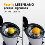 LEBENLANG 2 cônes de rechange, sans BPA et stables, compatibles avec le presse-agrumes LBC388
