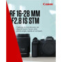 Objectif Canon RF 16-28 mm F2.8 is STM, Zoom Ultra Grand-Angle, Stabilisateur d'image Optique à 5,5 Viteses, Paysage et Voyage, 