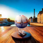 MOVA Globes Série de Ville – Paris: Au bord de la Seine, globe Rotatif avec socle, Cadeau unique pour les amateurs de voyages, S