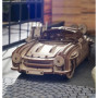 UGEARS Coupé Sport à Aileron - Maquette Voiture a Construire - Maquette Voiture Construction Bois - Adulte Puzzle 3D Voiture ave