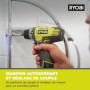 RYOBI Perceusevisseuse 12V 2 vitesses 30 Nm 24 positions mandrin 10 mm 2 batteries lithium 20 Ah chargeur Livrée en sac de trans