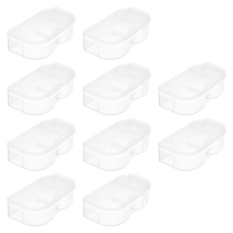 OTOTEC Lot de 10 Coques de Protection de Batterie en PP Compatible avec Nikon EN-EL15 EL15A EL15B D500 D600 D610 Appareils Photo