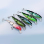 EMSea 5pcs Leurres de Pêche Multi-articulés Appâts Artificiels en Plastique Réalistes Appâts de Simulation Leurres de Pêche pour