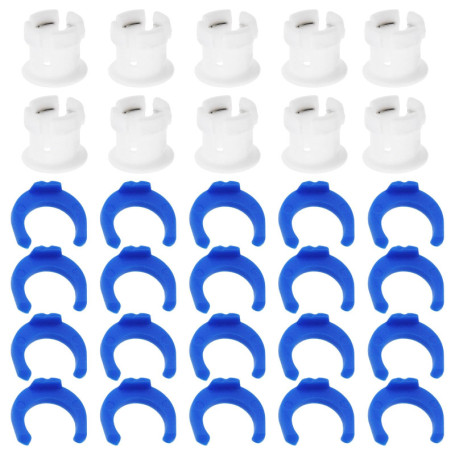 YINETTECH 10 set de Pinces de Serrage Couplage de Tube Bowden Accessoires Hotend d'extrudeuse d'imprimante 3D Compatible avec Tu