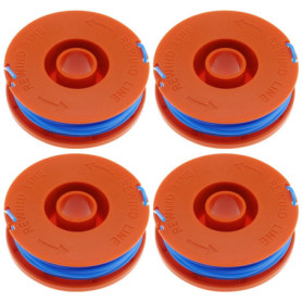 VGOL Lot de 4 bobines de Fil 5137651-90 FLY020 compatibles avec Les tondeuses à Gazon Flymo Mini Trim Série Multi Trim 10 m Long