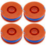 VGOL Lot de 4 bobines de Fil 5137651-90 FLY020 compatibles avec Les tondeuses à Gazon Flymo Mini Trim Série Multi Trim 10 m Long