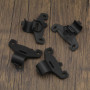 VGOL Lot de 4 supports de pompe à vélo en plastique noir de 20 mm de diamètre pour pompe à air de vélo de route et de montagne