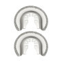 VGOL Lot de 2 Lames de Scie Diamantées Demi-cercle 64mm Lame de Coupe à Lames Diamantées Oscillantes pour Outils Multiples élimi