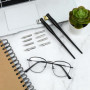 VitalEpcck Ensemble de 10 Stylos de Calligraphie Oblique, Ensemble de Plumes de Bande Dessinée, Stylo D'Écriture Fluide, Porte-S