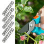 ECSiNG Lot de 10 ciseaux à ressort 5379-20 42 x 8 x 0,8 mm compatibles avec les sécateurs Gardena 8754 8755 8757 8759 8854 8855 
