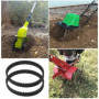 ECSiNG 2X Courroies d'entraînement de Scarificateur en Caoutchouc HTD295-5M-12 Courroie de Distribution à Boucle Fermée 59 Dents