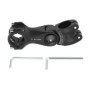 ECSiNG Potence de Vélo Réglable en Aluminium 0±60° 1-1/8" 28,6 Mm Collier de Serrage de Guidon 1-1/4" 31,8 Mm Rallonge de Potenc