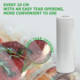 KitchenBoss Sacs Sous Vide Alimentaire：2 Rouleaux 28x600cm, Rouleau Sous Vide Alimentaire Convient à L'appareil de Mise sous Vid