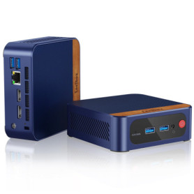 Mini PC Ιntel Alder Lake N100 (jusqu'à 3,4GHz), Mini Ordinateur de Bureau,16Go DDR4/512Go M,2 SSD(Max 2TB), 4K Dual Display PC G