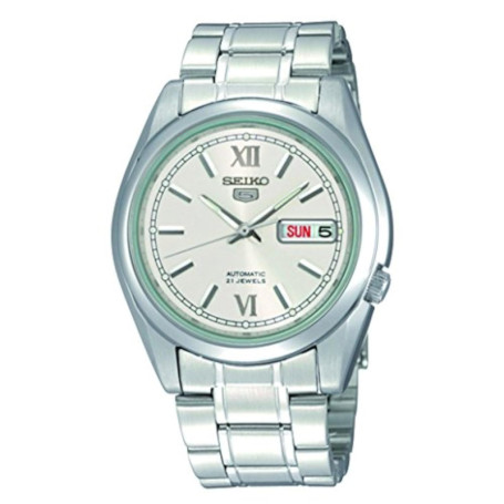 seiko Mixte Adulte Analogique Automatique Montre avec Bracelet en Acier Inoxydable