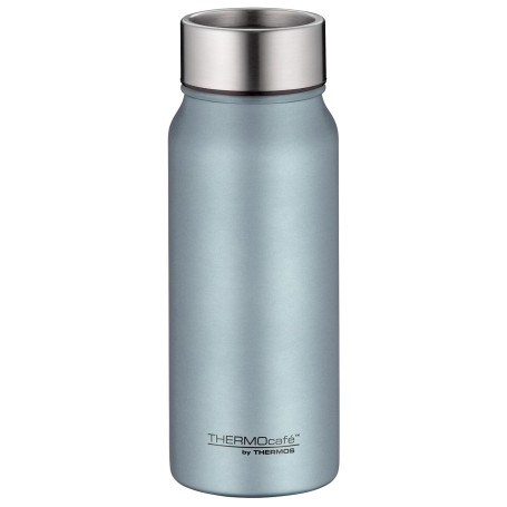 THERMOcafe by THERMOS TC Gobelet bleu mat 0,5 l, acier inoxydable, isotherme, anti-fuite, chaud 9 h, froid 18 h, passe au lave-v