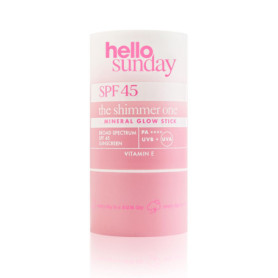 The Shimmer One Mineral Glow Stick SPF 45 Pa Plus by Hello Sunday for Women - 0.7 oz Sunscreen