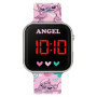 Disney Lilo and Stitch LAS4087 Montre LED, rose, taille unique, Sangle