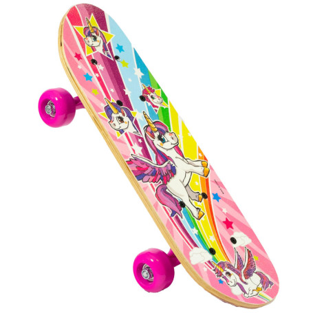 Ozbozz SV14480 Unicorn Skateboard 43,2 x 12,7 cm, Motifs et Couleurs Assortis