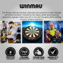 WINMAU Darts Michael 'MvG' Van Gerwen Vs Simon 'The Wizard' Whitlock | Ensemble jumeau | Fléchettes en Laiton Steeltip de 22 g a