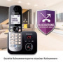 Panasonic KX-TG6824 Téléphones Sans fil Répondeur [Version Allemande]