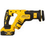DeWalt Scie Sabre Compact Brushless XR 18V 5 Ah - DCS367P2-QW - Scie Électrique sans Fil avec Coffret TSTAK, 2 Batteries et Char