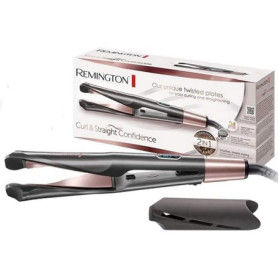 Remington Lisseur Cheveux [Multifonction: lissage, boucles & ondulations] Curl&Straight Confidence (Design twisté, Céramique Tou