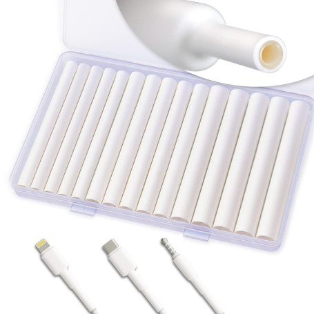 Pointool Gaine Thermorétractable Blanche Étanche, 3:1, 6,4 mm/7,9 mm/9,5 mm, Gaine Thermo Rétractable Dédiée à la Réparation et 