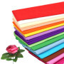 Papier Froissé en 15 Couleurs pour Emballage, Fabrication de Fleurs et Travaux Manuels - Idéal pour Fleurs en Papier et Cadeaux